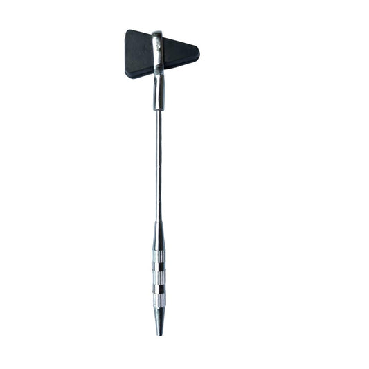 XBONZ chrome plated medical reflex hammer with rubber head